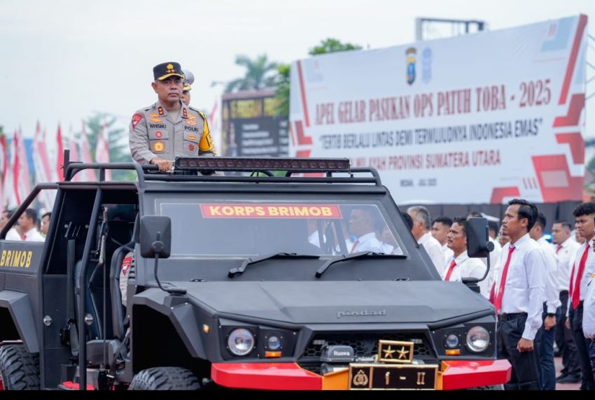 Operasi Patuh Toba 2025&rdquo; Resmi Dimulai, Kapolda Sumut : Dorong Kesadaran Kolektif Tertib Berlalu Lintas