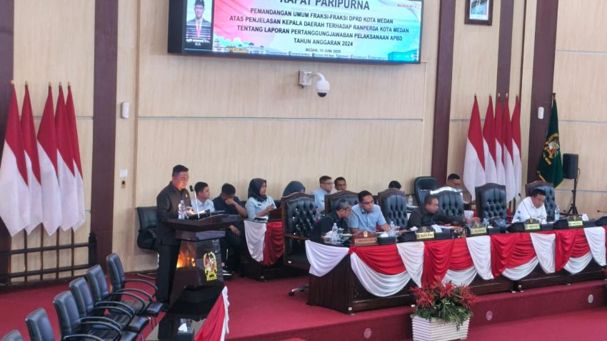LPJ 2024, Fraksi PKS Sampaikan Tujuh Catatan untuk Pemko Medan