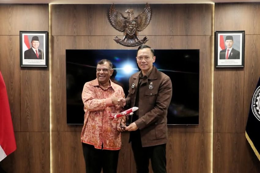 Menteri AHY Terima Audiensi CEO Capital A, Bahas Penguatan Konektivitas Udara dan Pariwisata