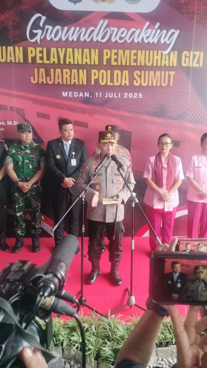 Kapolri Resmikan 29 Gedung SPPG Tingkat Polda-Polres di Sumut & Dukung Program MBG Presiden Prabowo