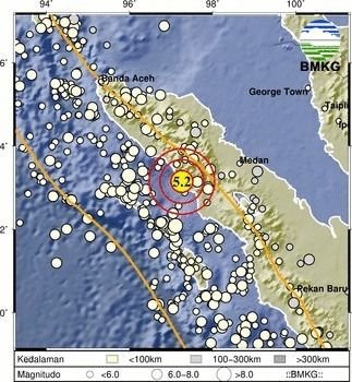 Gempa Magnitudo 5,2 Guncang Aceh Selatan, Terasa Hingga Medan dan Deli Serdang