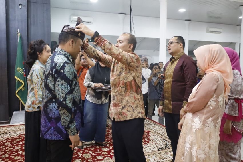 Kapolres Tanjungbalai Disambut Dirumah Dinas Wali kota