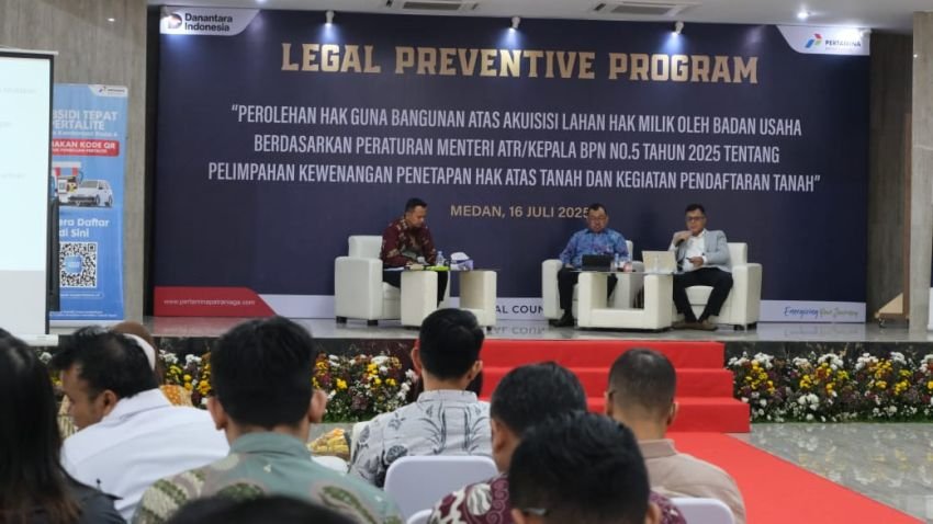Pertamina Patra Niaga Regional Sumbagut Selenggarakan Legal Preventive Program Bersama Kementerian ATR/BPN
