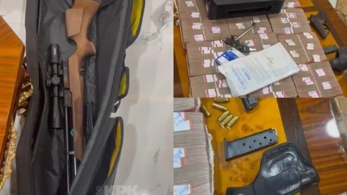 Selain KPK Temukan Uang Rp2,8 miliar Juga Temukan Senjata Api Di Rumah Topan Ginting Orang Dekat Bobby