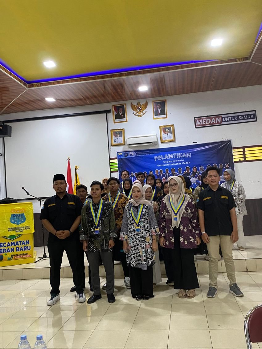 Ismail Anwar Rambe Resmi Pimpin Komisariat PMII Universitas Al Azhar Medan, Ini Daftar Pengurusnya
