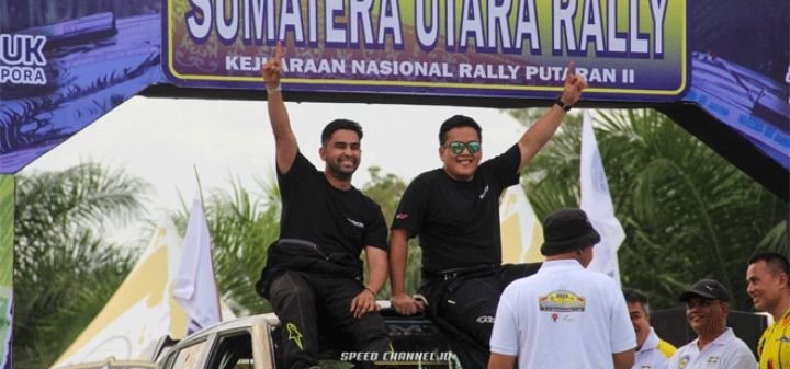 Sunny Boy Hutabarat Dengan Navigator Damara Albany Tampil Gemilang di Sumut Rally 2025