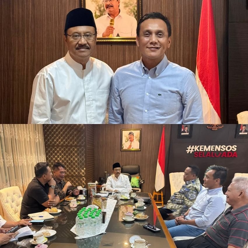 Ketua Karang Taruna Sumut Dedi Dermawan Milaya Audiensi dengan Kemensos RI