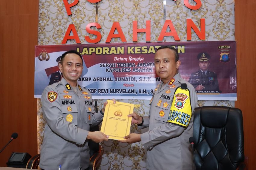 AKBP Revi Nurvelani, SH, SIK, MH Jadi Kapolres Asahan Gantikan AKBP Afdhal Junaidi, SIK, MM, MH