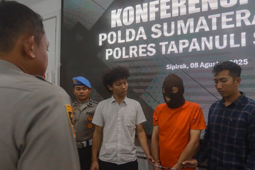 Bejat! Ketua Yayasan Pesantren di Tapsel Cabuli Santrinya Terancam 15 Tahun Penjara, Ini Keterangan AKBP Yon Edi Winara Saat Konfrensi Pers