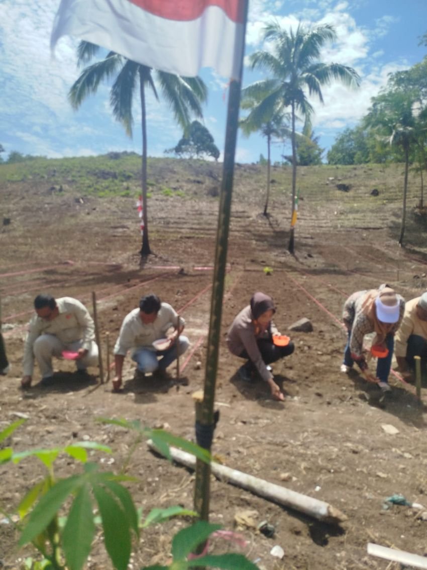 Polres Padangsidimpuan Tanam Jagung Pipil di Desa Rimbasoping, Dorong Program Ketahanan Pangan