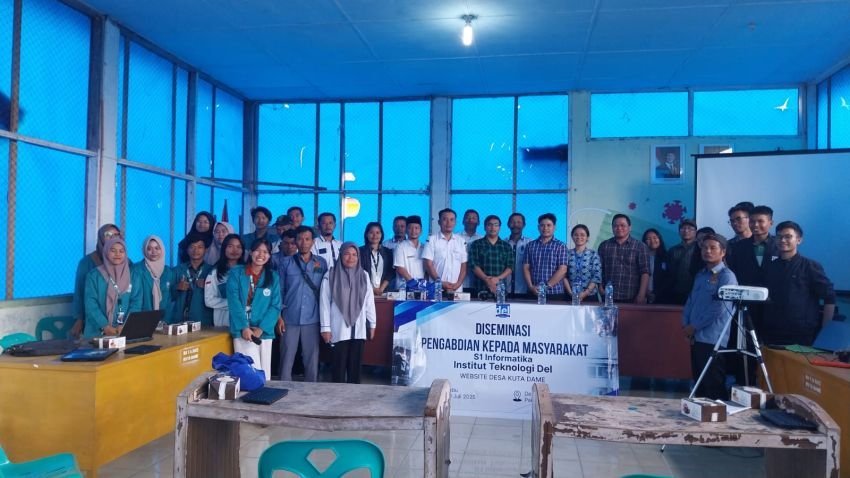 Desa Kuta Dame Kecamatan Kerajaan, Kembangkan SID Bersama Kominfo Dan IT DEL