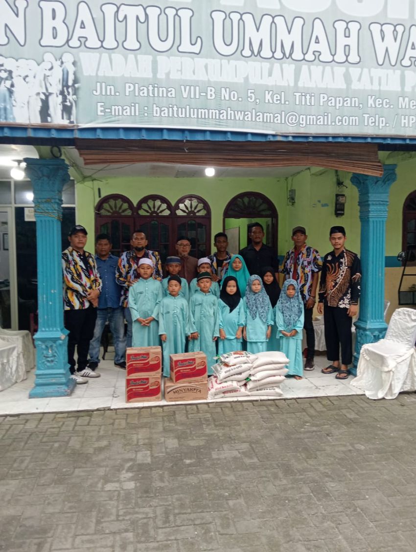 Menjelang Pelantikan DPD I PKN Sumut, Ketua OKK Soan ke Panti Asuhan Yayasan Baitul Ummah Wal Amal