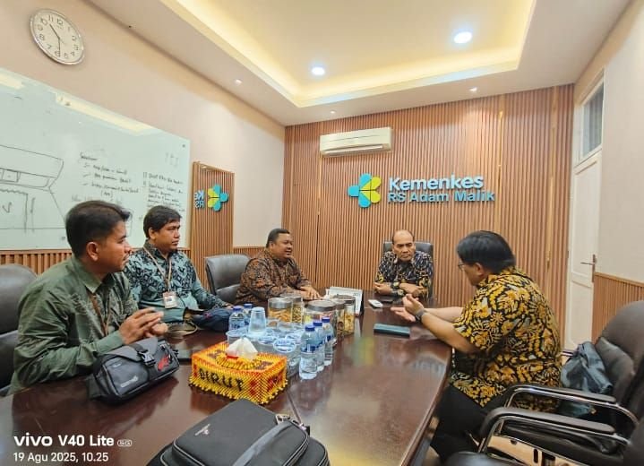Dompet Dhuafa Waspada Audiensi ke RS Adam Malik Medan, Bahas Program Kesehatan untuk Dhuafa