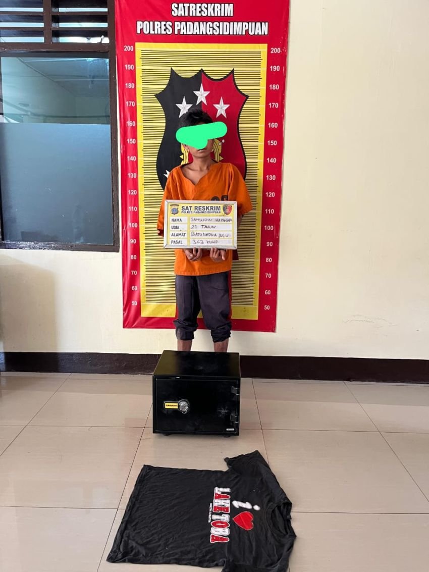 Polres Padangsidimpuan Berhasil Ungkap Kasus Pencurian dengan Pemberatan, Pelaku Ternyata Beraksi di Beberapa Lokasi