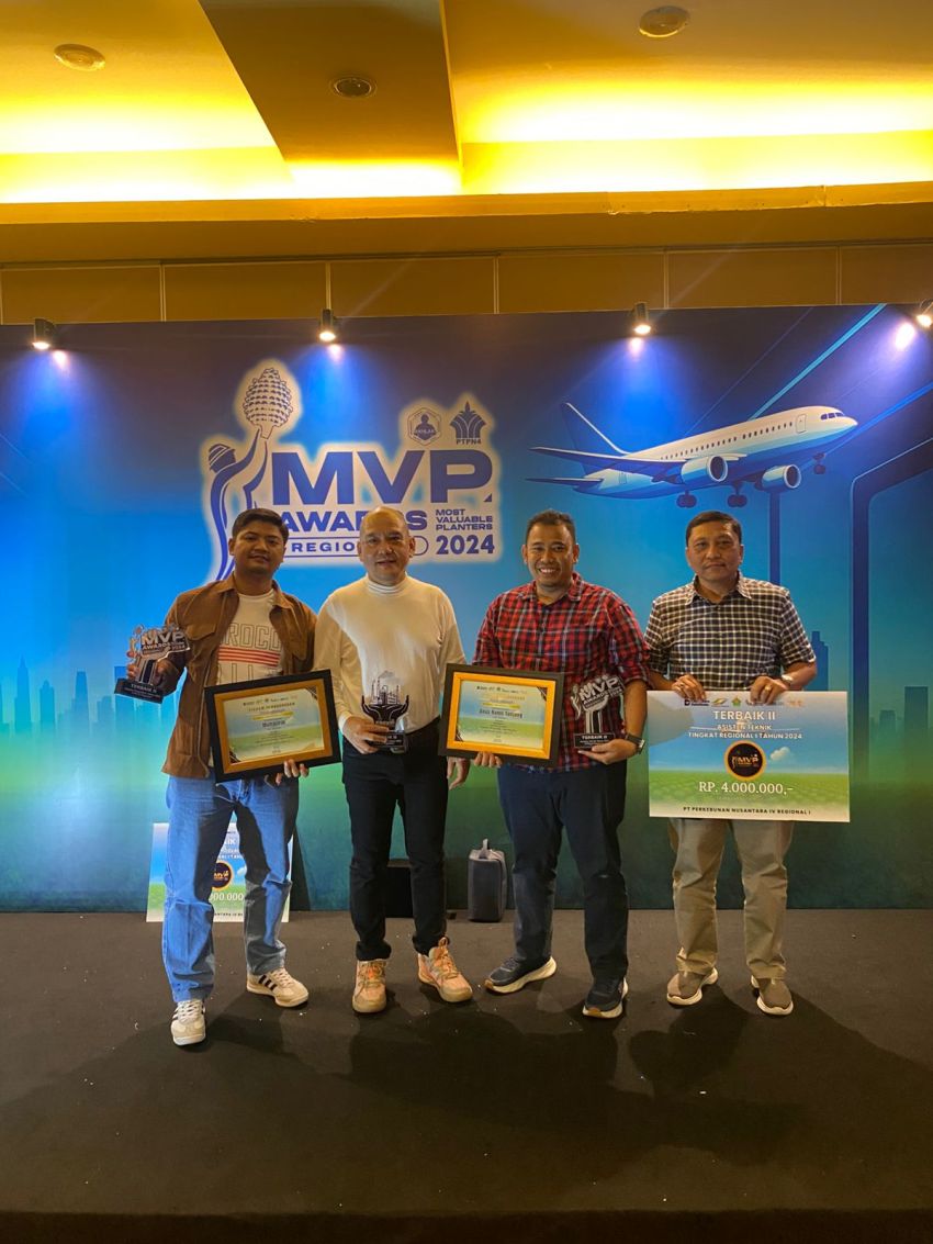 PKS Sei Daun Kembali Meraih Predikat Terbaik 2 di Regional I PTPN IV