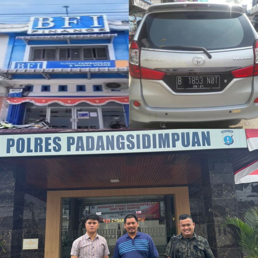 Diduga BFI Finance Berkhianat Kepada Nasabah: Mobil Kredit Hilang, Ditemukan Lagi Dijalan, Hingga Lapor Ke Polres Padangsidimpuan