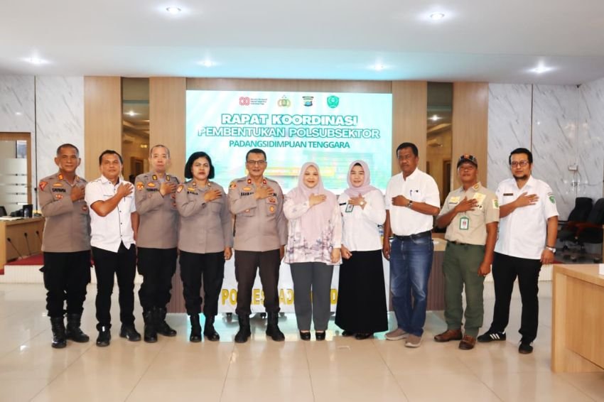 Polres Padangsidimpuan Gelar Rapat Koordinasi Pembentukan Polsubsektor Tenggara