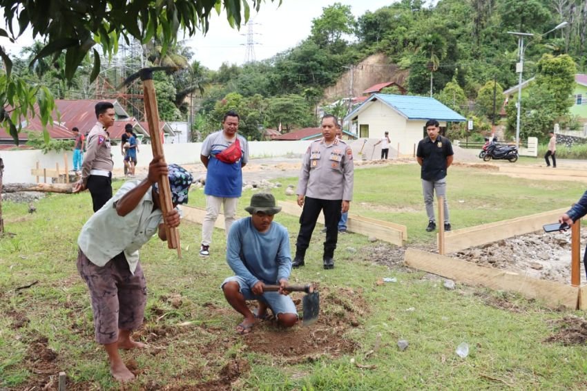 AKBP Wira Prayatna Tinjau Pembangunan Satuan Pelayanan Pemenuhan Gizi "Langkah Nyata POLRI"