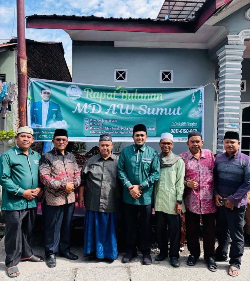 Merawat Semangat, Majelis Dakwah PW Al Washliyah SUMUT Gelar Rapat Rutin Bulanan