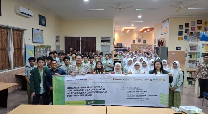Waspadai Plagiarisme AI, USU dan USK Gelar Edukasi Etika Digital di SMA Labschool Unsyiah Banda Aceh