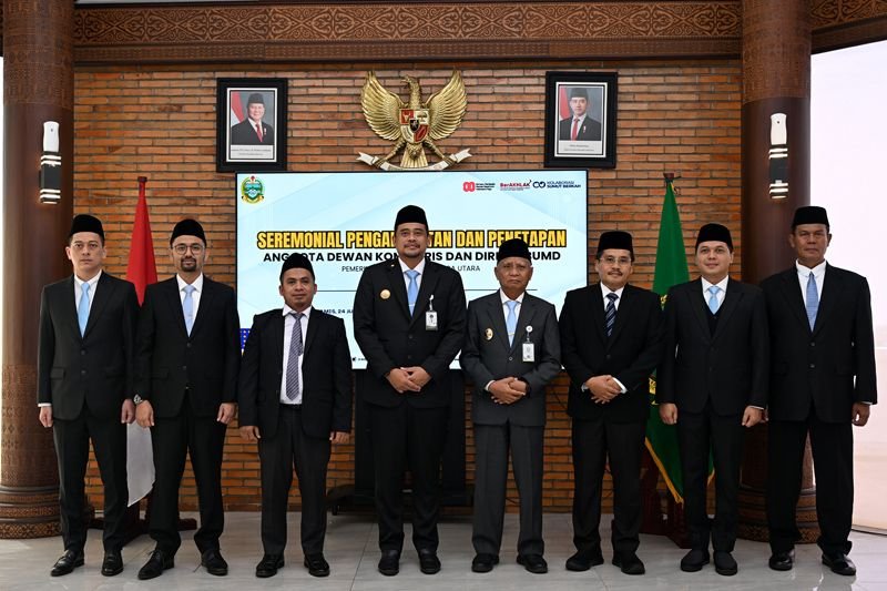 Bobby Nasution Lantik Direksi dan Komisaris Dua BUMD, Minta Segera Buat Rencana Strategis Bisnis Tingkatkan PAD