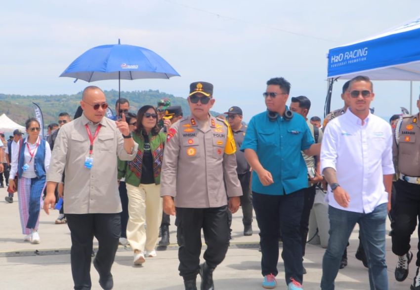 Kapolda Sumut Tinjau Pengamanan dan Kesiapan Event Aquabike & F1H2O di Danau Toba