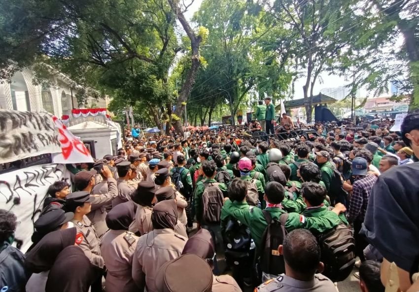 Puluhan Orang Diamankan Dalam Aksi Unjuk Rasa di Sumut Kini Dipulangkan, 2 Orang Positif Narkoba ditindaklanjuti