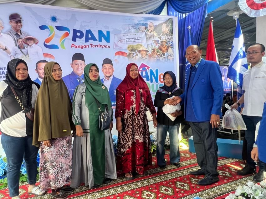HUT ke-27, DPW PAN Sumut Distribusikan Ribuan Paket Sembako, Ini Pesan Syah Afandin