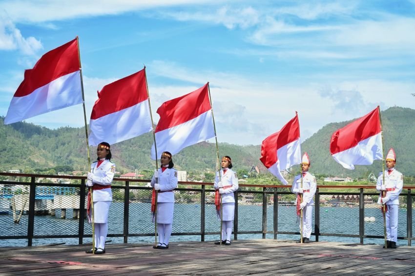 Kemeriahan Peringatan HUT RI Warnai Kejuaraan Dunia Aquabike