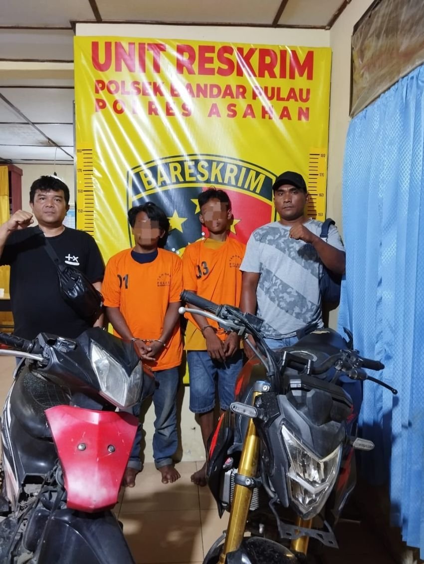 Dua Residivis Ditangkap Polsek Bandar Pulau
