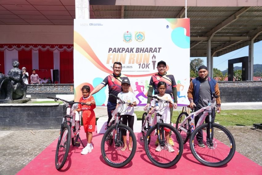 Menyambut HUT RI Ke 80 Tahun, Pemkab.Pakpak Bharat Melaksanakan Fun Run 10 Km