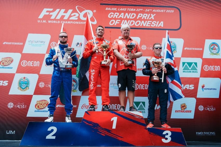 ITDC Sukses Gelar The Lake Toba GP 2025, Rusty Wyatt Menangi F1H2O Grand Prix of Indonesia