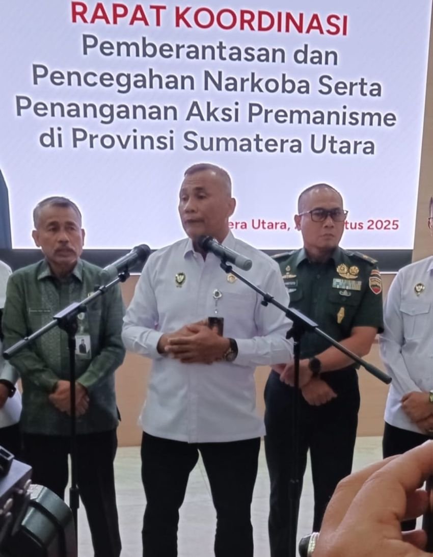 Pengguna Narkoba di Sumut Rawan 10,49 %, Dalam Rakor Kemenko Polkam Ajak Stakeholder Berkolaborasi Bersihkan Narkoba