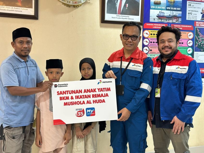 Pertamina Patra Niaga Regional Sumbagut Salurkan Santunan Kepada 207 Anak Yatim