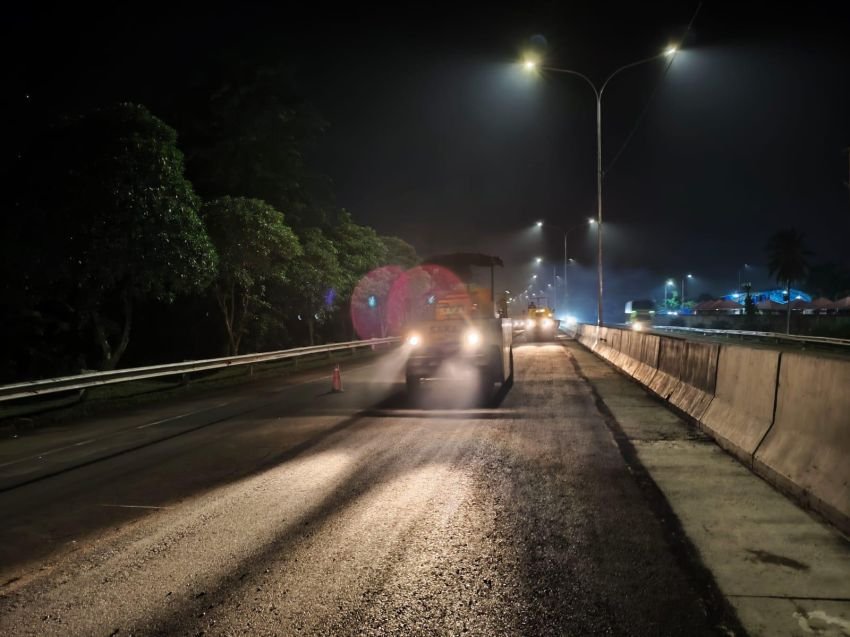 Pemeliharaan Rutin Berlanjut, Jasa Marga Kembali Lakukan Pekerjaan SFO di Ruas Tol Belmera