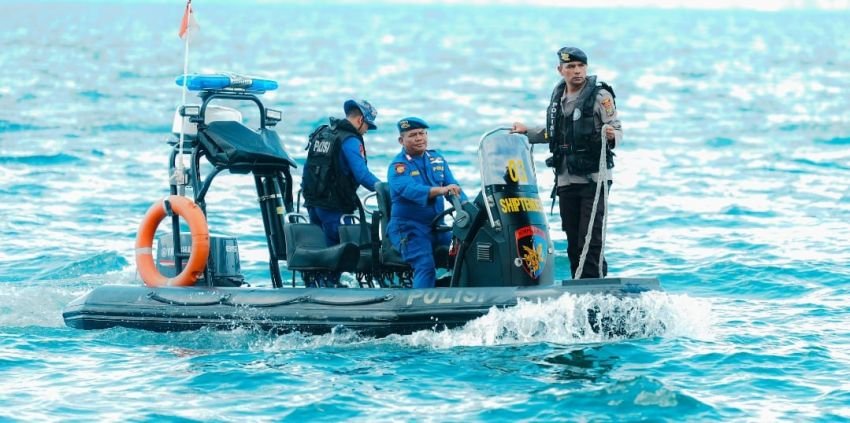 Polda Sumut Sukses Amankan Pengumuman Juara Endurance Aquabike Toba 2025