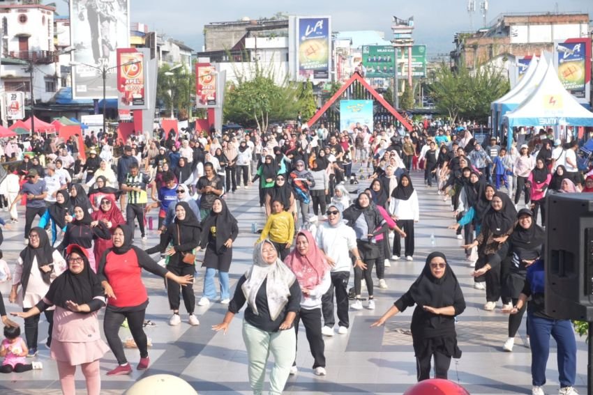Meriahkan HPN 2025, PLN Ajak Warga Padangsidimpuan Bergerak Bersama di Car Free Day
