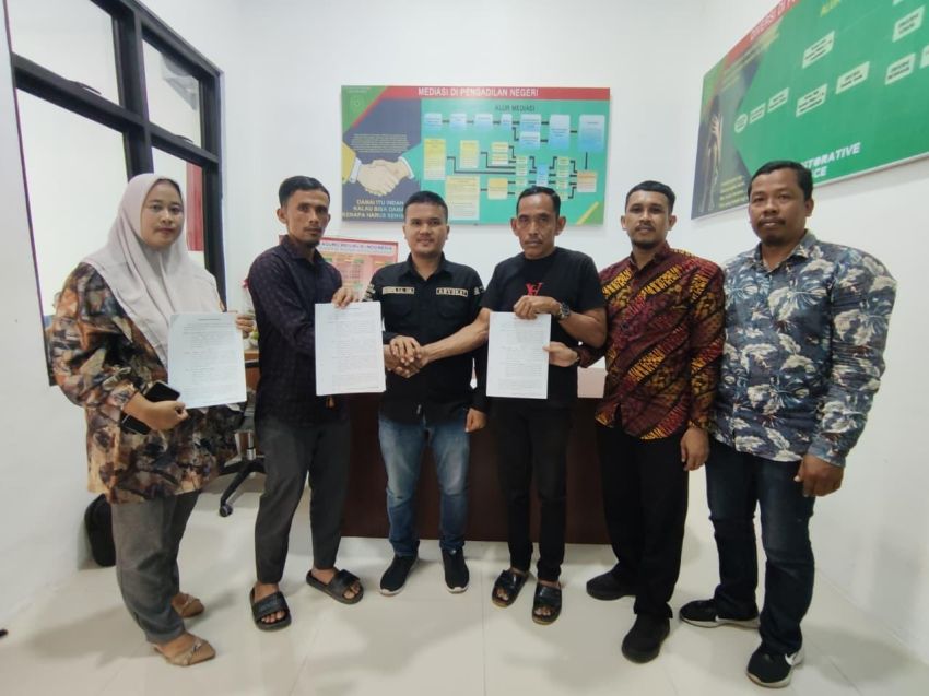 Mediasi Berbuah Manis, Sengketa Perdata di PN Suka Makmue Berakhir Damai