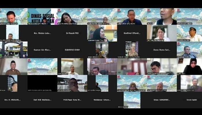 Rapat Paripurna DPRD Medan Digelar Online