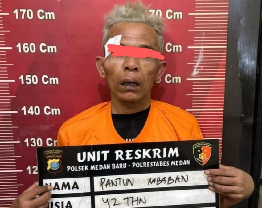 Terekam CCTV Pelaku Curanmor Diciduk Polsek Medan Baru