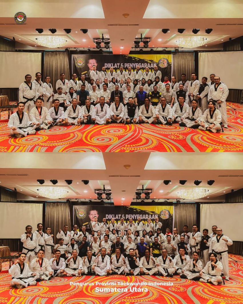 Penutupan PWN dan DWN Kyorugi & Poomsae Wilayah Barat Berlangsung Sukses di Medan