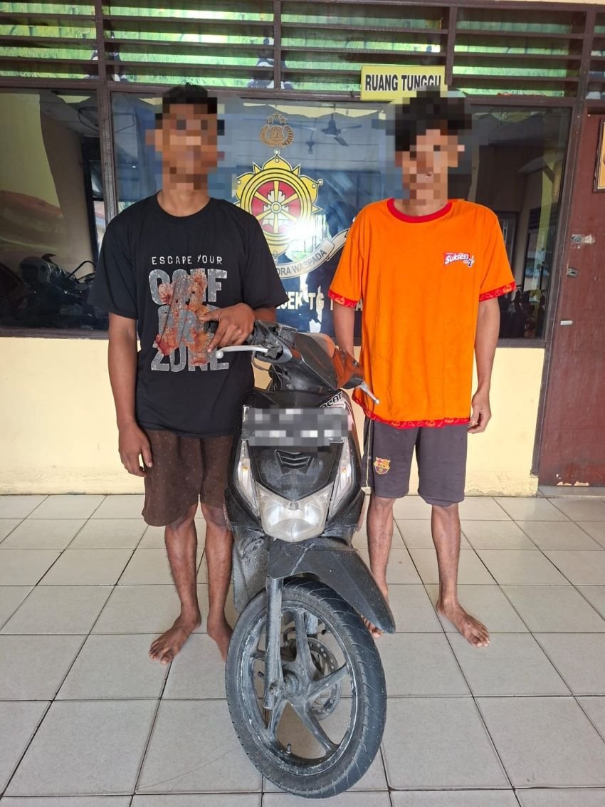 Polsek Tanjung Morawa Amankan 2 Pelaku pencurian Sepeda Motor