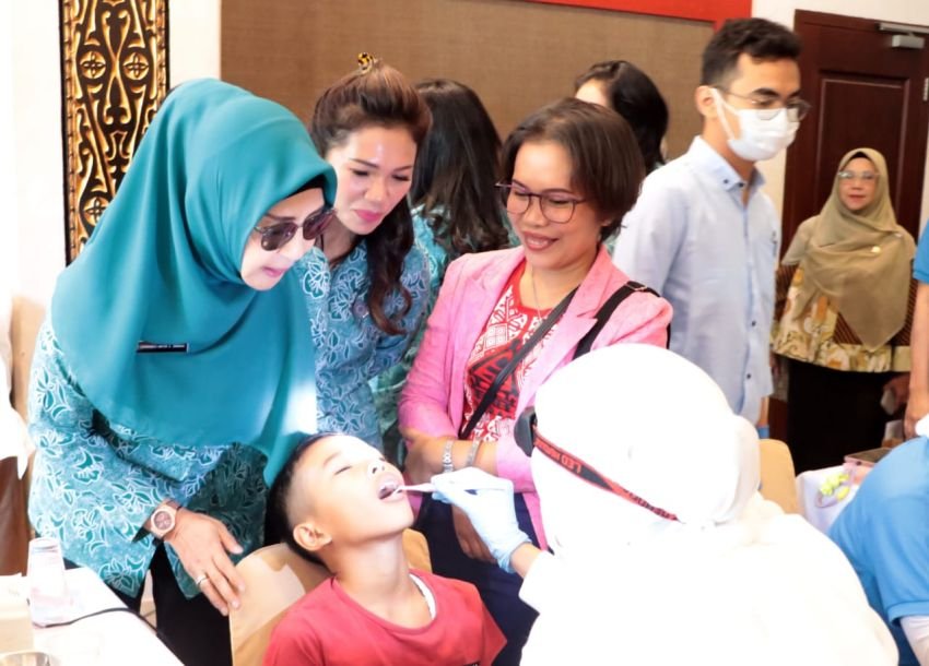 Tinjau Pelaksanaan MOW, Ketua TP PKK Kabupaten Simalungun Beri Semangat Kepada Peserta