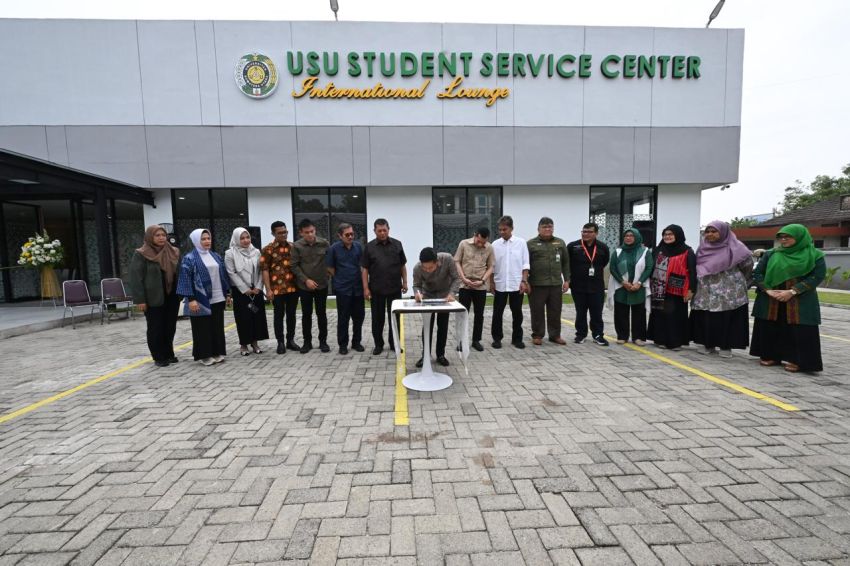 Student Service Center USU Diresmikan, Langkah Standar Layanan Internasional
