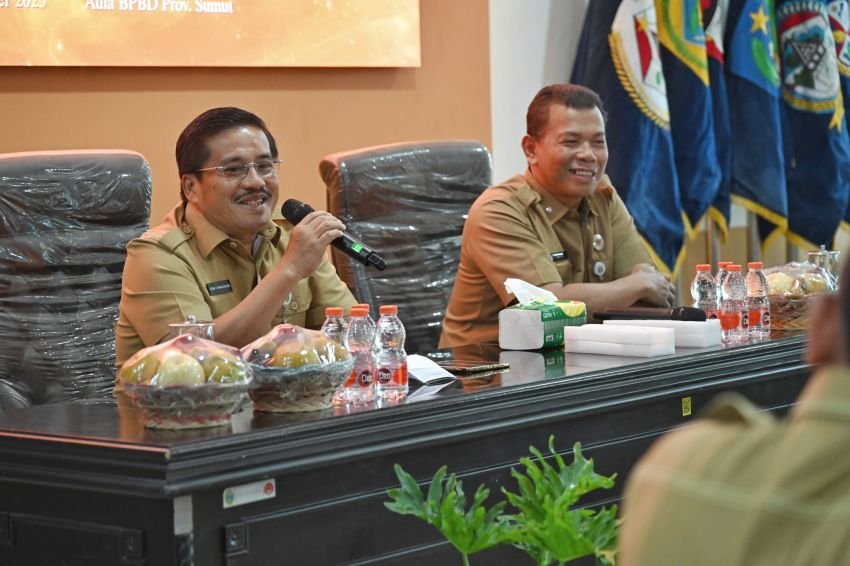 Sekdaprov Minta BPBD Sumut Selalu Sigap Hadapi Bencana