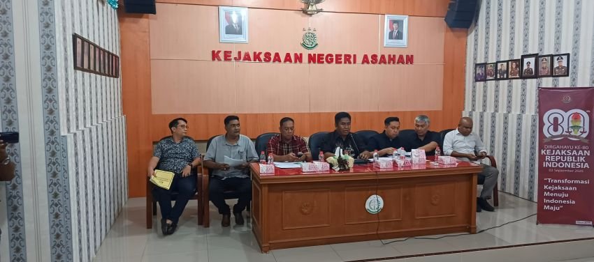 HUT Kejaksaan RI ke 80, Kejari Asahan Sampaikan Kinerja 1 Tahun Serta Gelar Kasus Korupsi BRI Cabang Kisaran