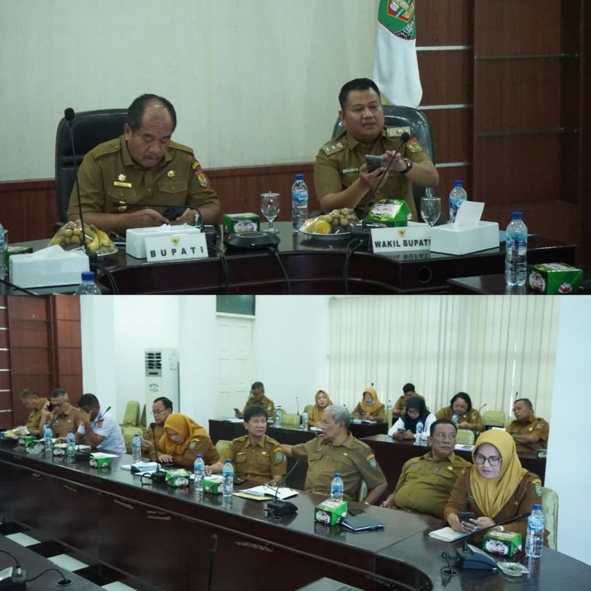 Bupati Asahan Bersama Forkopimda Ikuti Rakor Pengendalian Inflasi 2025