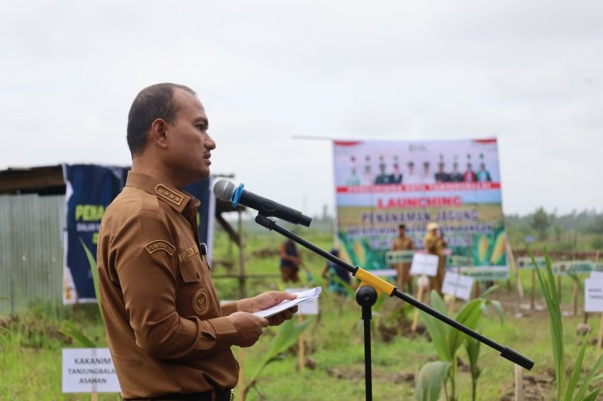 Program Penanaman Bibit Kelapa dan Jagung Dari Kementerian Imigrasi dan Pemasyarakatan Terlaksana Di Tanjungbalai