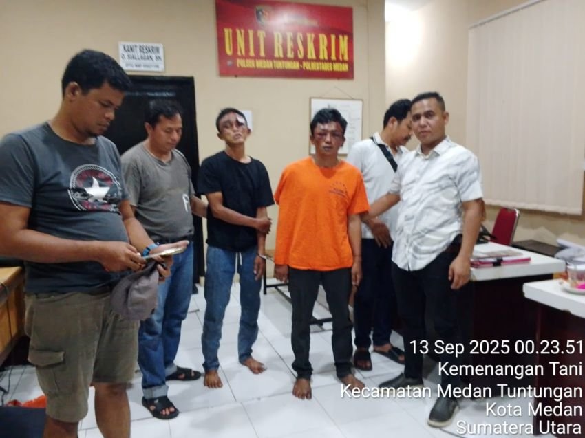 Dua Pelaku Curanmor Diamankan Polisi, Nyaris Dihakimi Massa di Batang Kuis