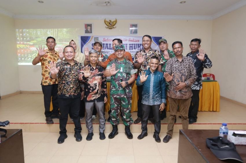 Dandim 0208 Asahan Jadi Pemateri Sosialisasi Hukum Perlindungan Anak di Desa Sei Kamah I